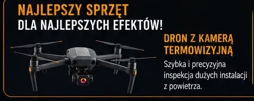 Dron z kamerą termowizyjną